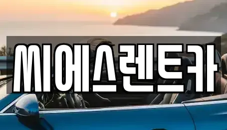 충남 서산시 갈산동 렌트카 전문 씨에스렌트카