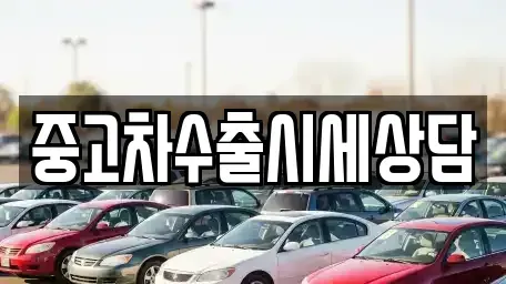 충남 아산시 신인동 중고차매매 전문 중고차수출시세상담