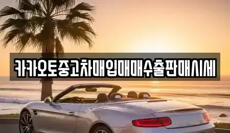 충남 아산시 신인동 중고차매입 전문 카카오토중고차매입매매수출판매시세