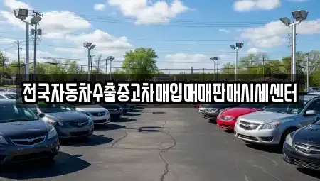 충북 제천시 자작동 중고차매매 전문 전국자동차수출중고차매입매매판매시세센터