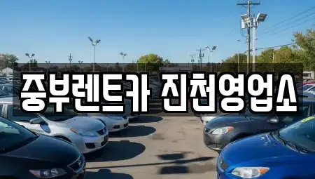충북 진천군 렌트카 전문 중부렌트카 진천영업소