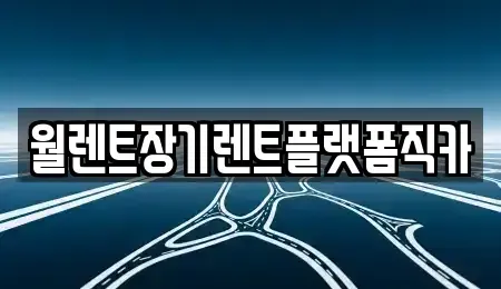 충북 진천군 장기렌트카 전문 월렌트장기렌트플랫폼직카
