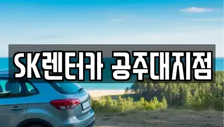 충청남도 공주시 금흥동 장기렌트카 전문 SK렌터카 공주대지점
