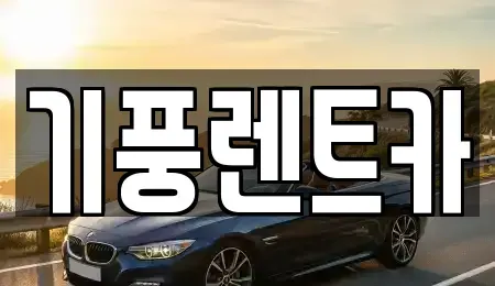 충청남도 공주시 금흥동 장기렌트카 전문 기풍렌트카
