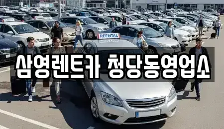 충청남도 천안시 동남구 구룡동 렌트카 전문 삼영렌트카 청당동영업소