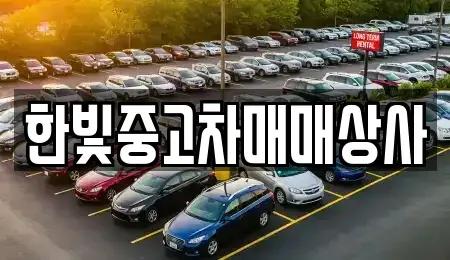 충청남도 천안시 동남구 구룡동 중고차매매 전문 한빛중고차매매상사